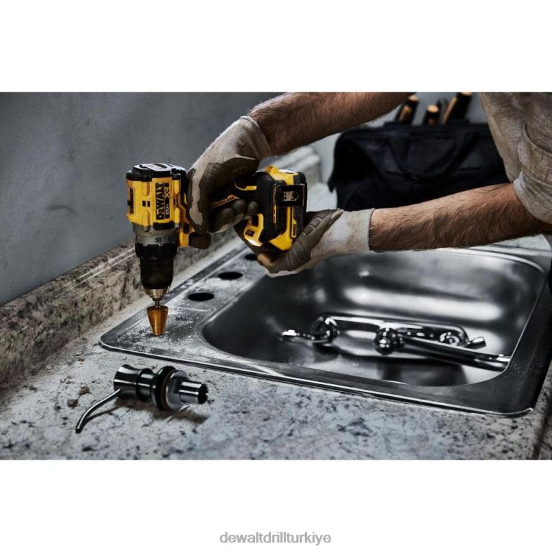 20v max xr fırçasız kablosuz 1/2 inç matkap/sürücü kiti DEWALT R206856 aletler