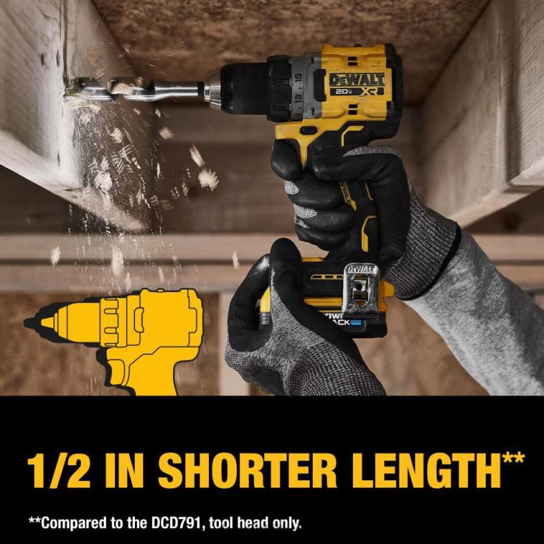 20v max xr fırçasız kablosuz 1/2 inç matkap/sürücü kiti DEWALT R206856 aletler
