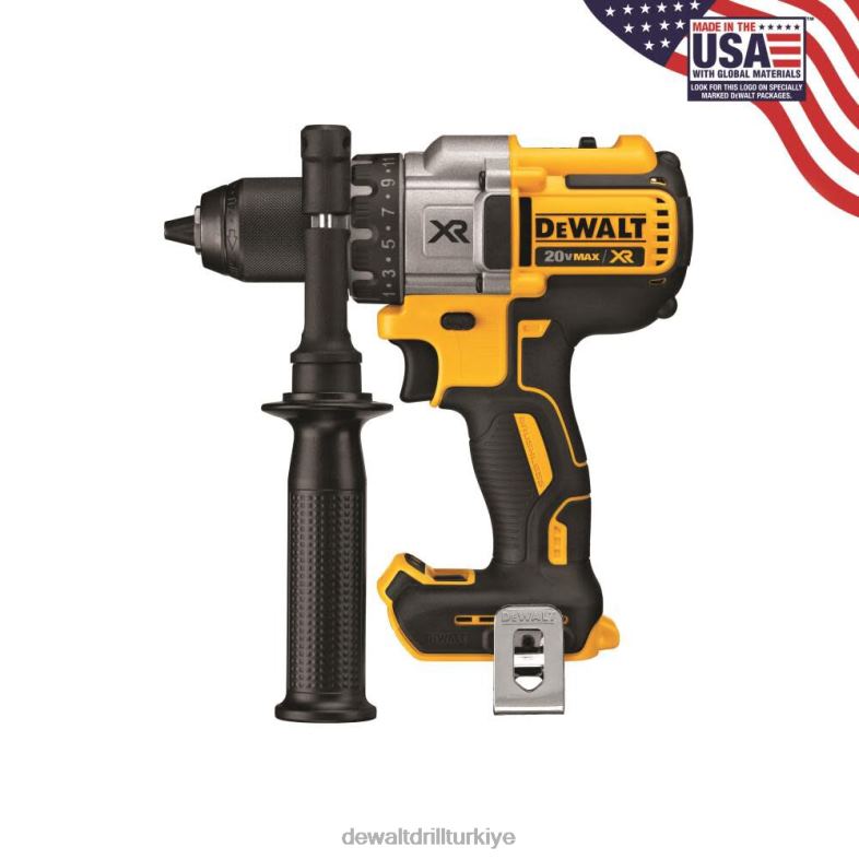 dcd991b - 20v max xr lityum iyon fırçasız 3 vitesli matkap/tornavida (çıplak alet) DEWALT R206828 aletler
