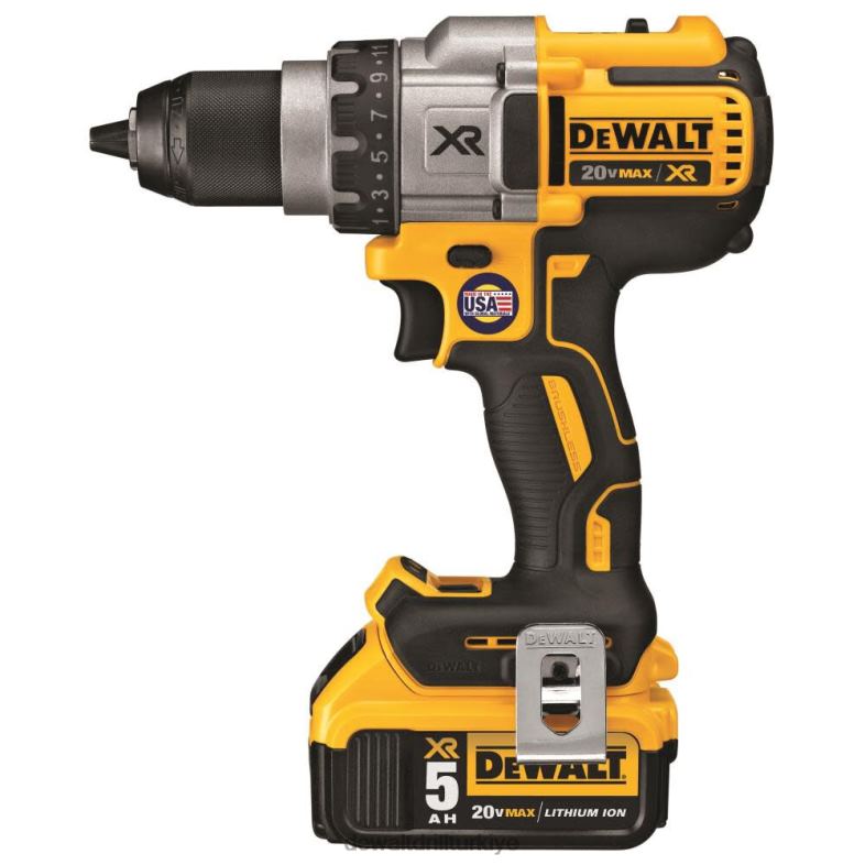 dcd991p2 - 20v max xr lityum iyon fırçasız 3 vitesli matkap/sürücü kiti DEWALT R206864 aletler