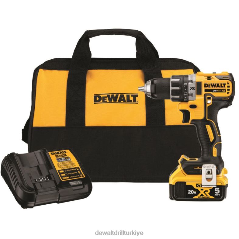 dw 20v max xr fırçasız 1/2 inç kablosuz matkap/sürücü kiti DEWALT R2068180 aletler