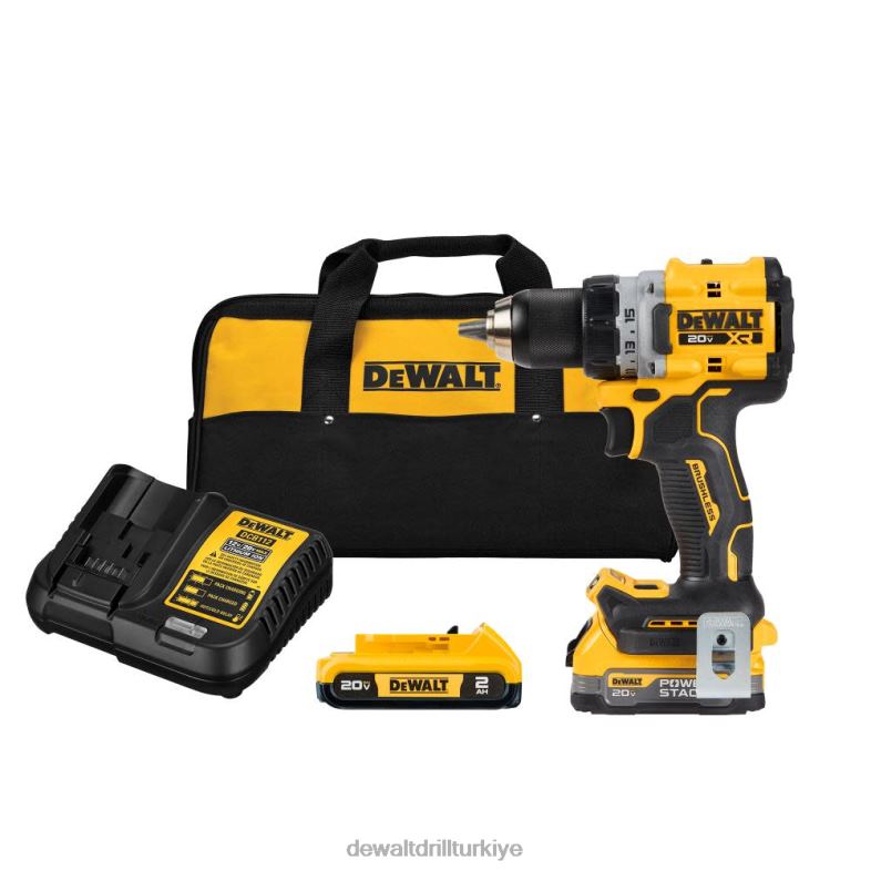 powerstack'lı 20v xr kompakt matkap sürücüsü DEWALT R206824 aletler