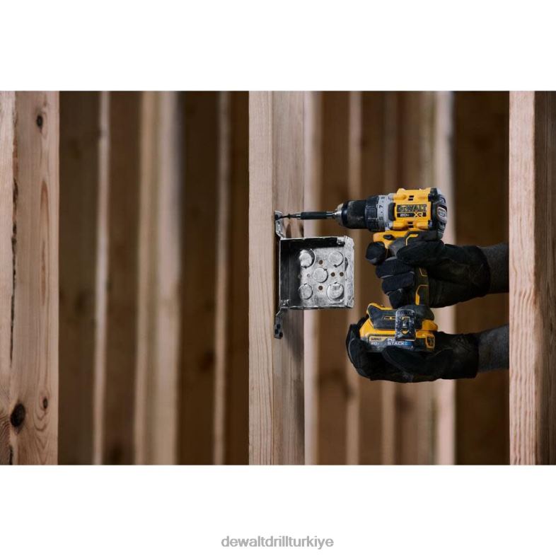 powerstack'lı 20v xr kompakt matkap sürücüsü DEWALT R206824 aletler