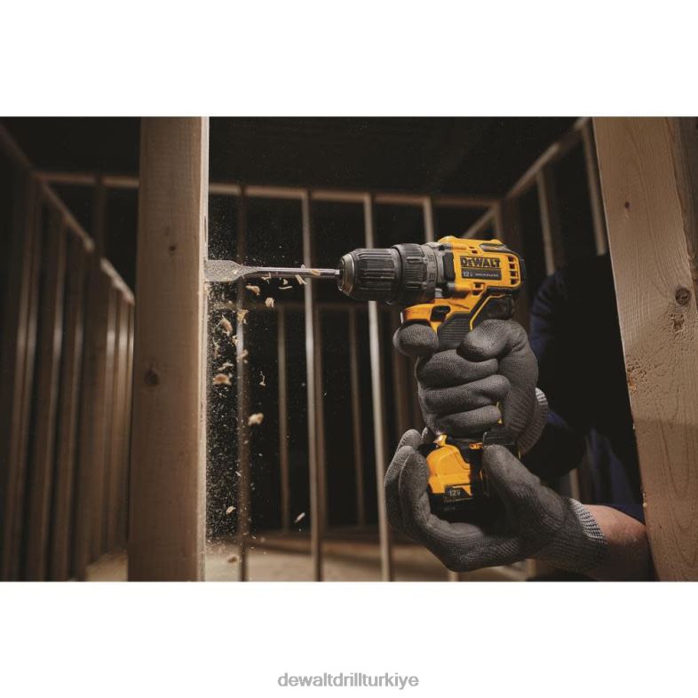 xtreme 12v max fırçasız 3/8 inç akülü matkap sürücüsü (çıplak alet) DEWALT R2068103 aletler