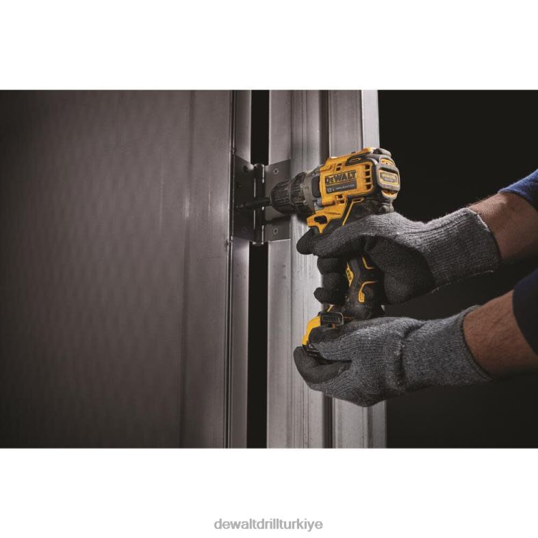 xtreme 12v max fırçasız 3/8 inç akülü matkap sürücüsü (çıplak alet) DEWALT R2068103 aletler