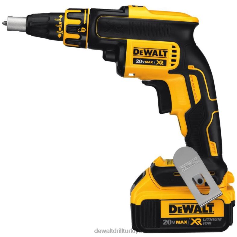 20 v max xr li-ion fırçasız alçıpan vidalama tabancası seti (4,0ah) DEWALT R2068194 aletler