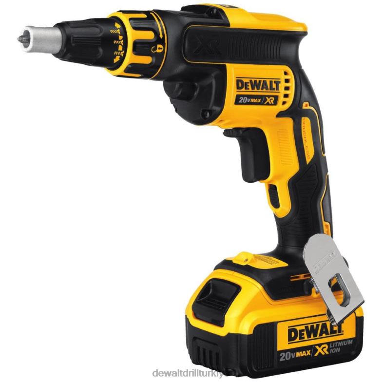 20 v max xr li-ion fırçasız alçıpan vidalama tabancası seti (4,0ah) DEWALT R2068194 aletler