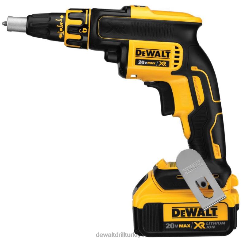 20 v max xr li-ion fırçasız alçıpan vidalama tabancası seti (4,0ah) DEWALT R2068194 aletler