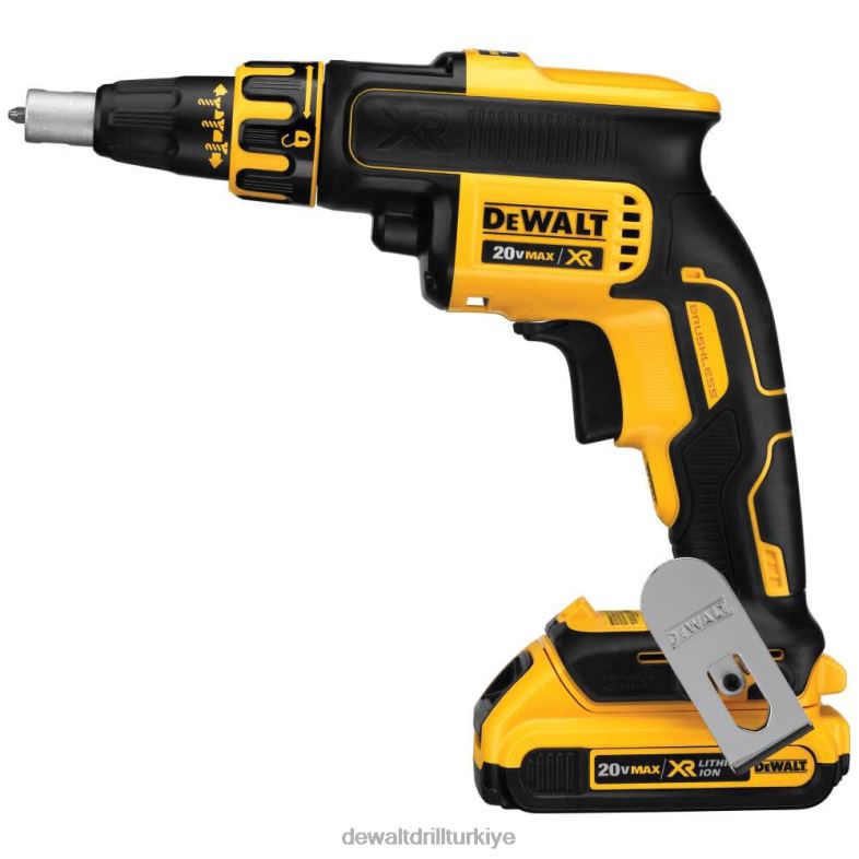 20v max xr li-ion fırçasız alçıpan vidalama tabancası seti DEWALT R2068119 aletler