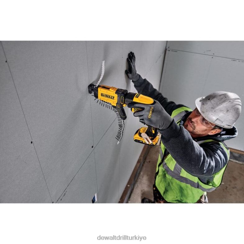 harmanlanmış alçıpan vida tabancası bağlantı kiti ile alçıpan vida tabancası kiti DEWALT R2068195 aletler